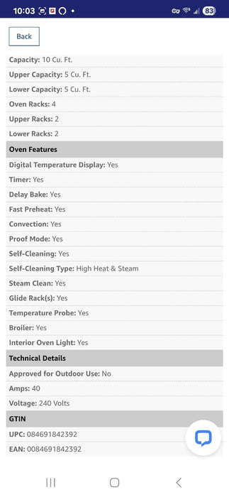 GE Profile PTD700RSNSS  30" Smart Convection Double Wall Oven Right Hinge New!