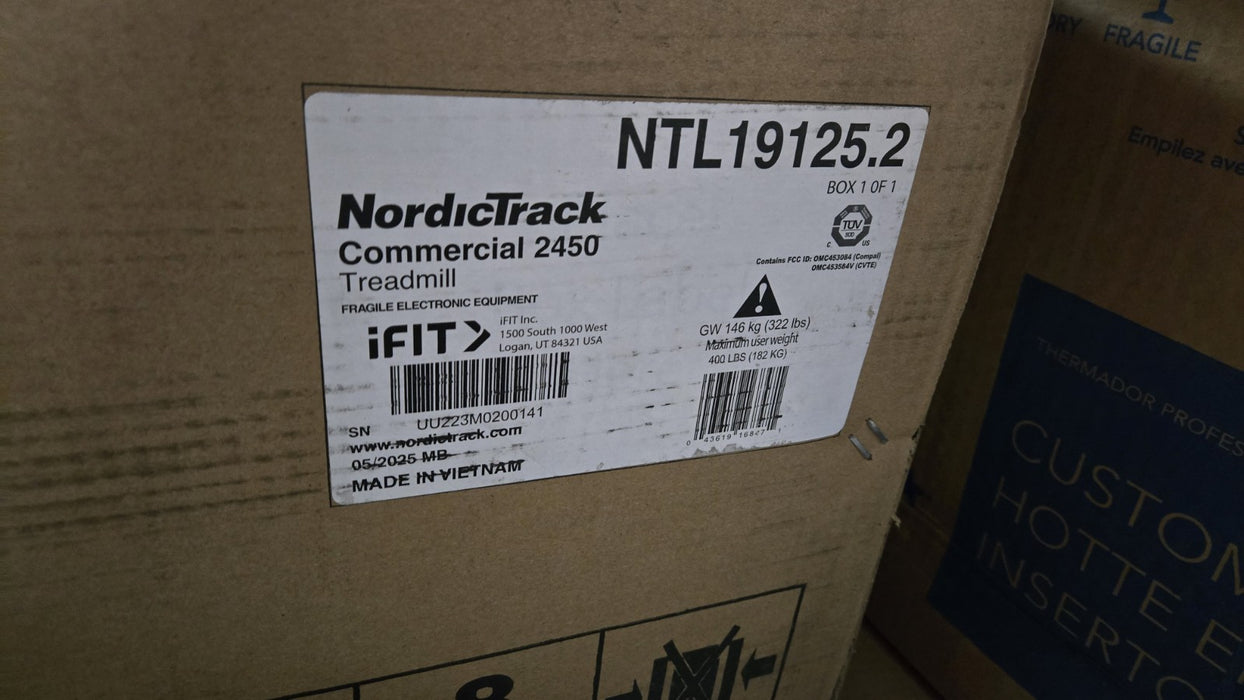 NordicTrack 2450 Treadmill Commercial NTL19125.2