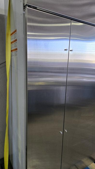 Monogram 42" Built-in Side by Side Refrigerator and Handle Kit - ZISS420NNSS