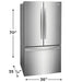 Frigidaire FRFN2823AS 28.8 Cu. Ft. French Door Refrigerator STAINLESS STEEL 