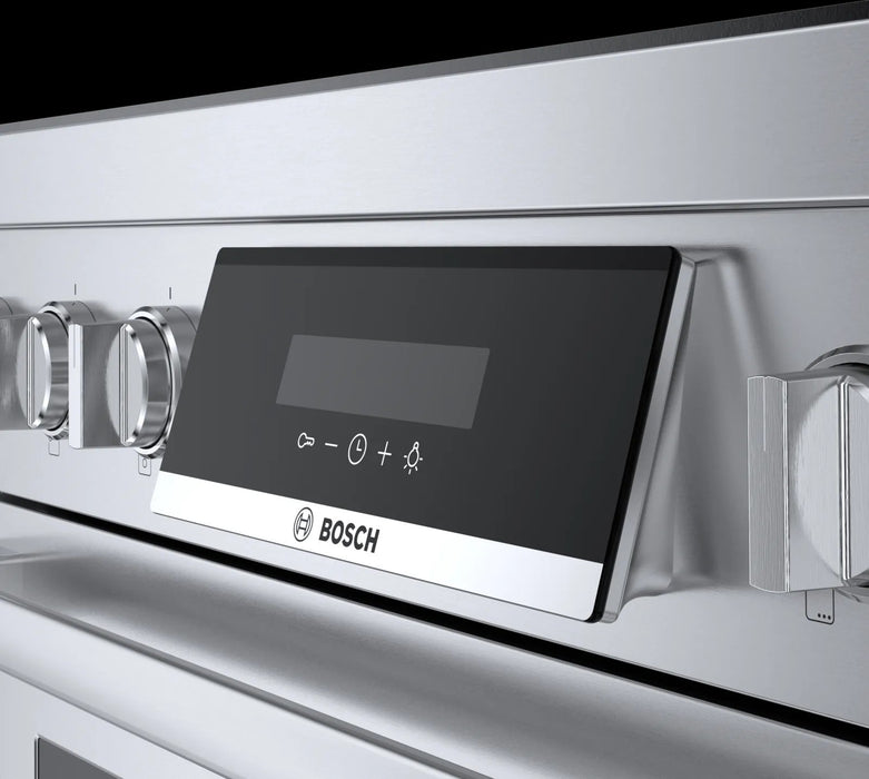 Bosch HIS8655U 800 Series 36" Slide-In Induction Range with 5 Elements