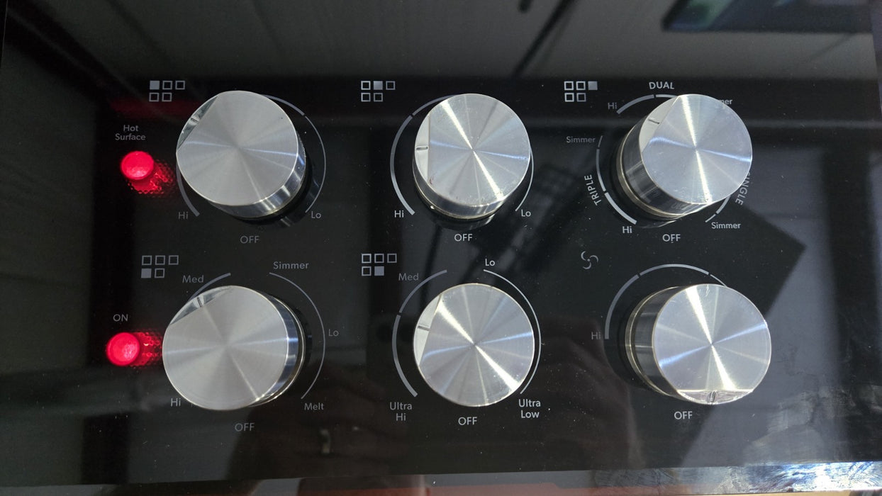 Jenn-Air JED3536GS 36" Black 5 Element Downdraft Electric Cooktop 