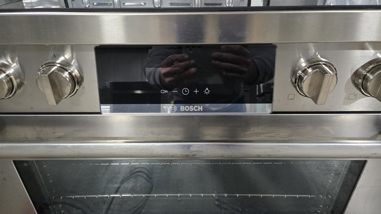 Bosch HIS8655U 800 Series 36" Slide-In Induction Range with 5 Elements