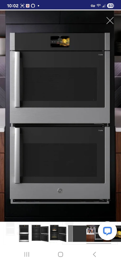 GE Profile PTD700RSNSS  30" Smart Convection Double Wall Oven Right Hinge New!