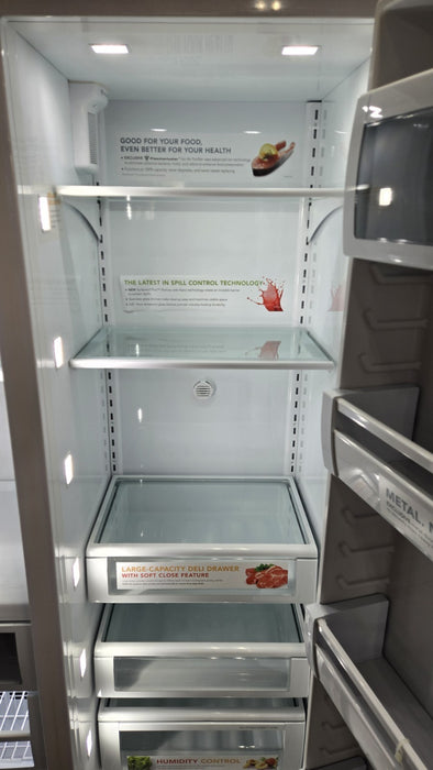 Viking VCSB5423SS Quiet Cool 25.3 Cu. Ft. Side-by-Side Built-In Refrigerator -