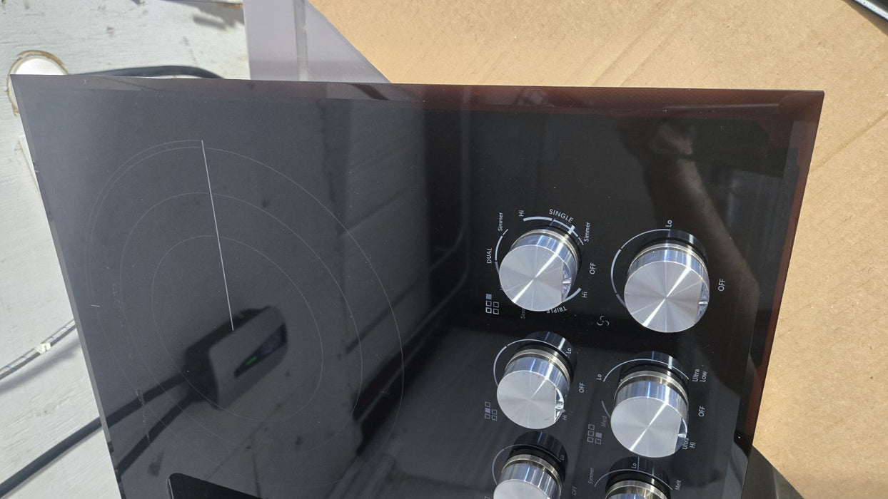 Jenn-Air JED3536GS 36" Black 5 Element Downdraft Electric Cooktop 