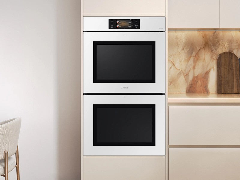 Samsung NV51CB700D12/AA BESPOKE 30" Convection Double Wall Oven White Glass New!