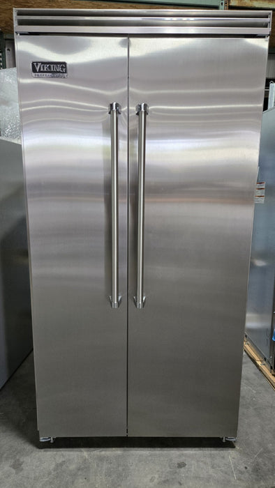 Viking VCSB5423SS Quiet Cool 25.3 Cu. Ft. Side-by-Side Built-In Refrigerator -