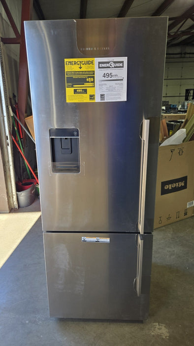 Fisher Paykel RF135BDLUX4N 25" Stainless Fridge - Bottom Freezer w/ Ice & Water 