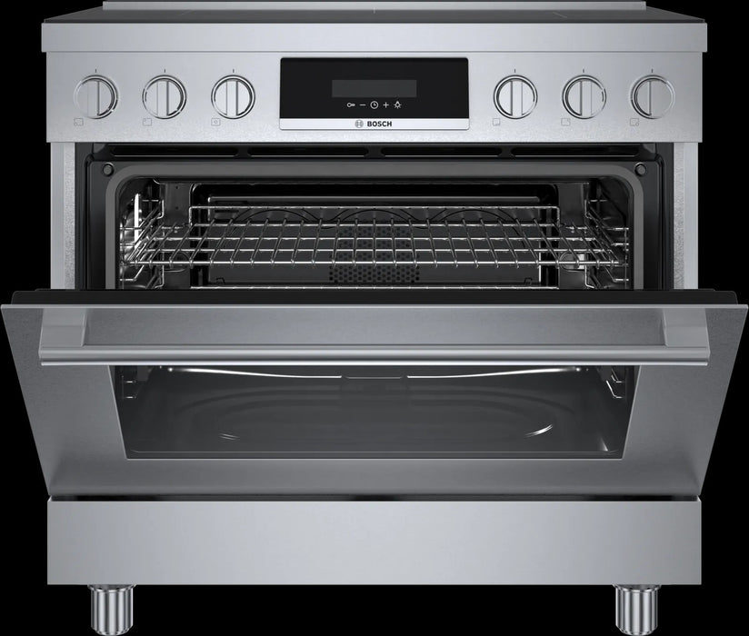 Bosch HIS8655U 800 Series 36" Slide-In Induction Range with 5 Elements