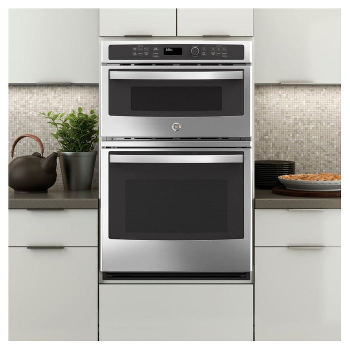 GE JK3800SHSS 27" Electric Microwave Combo Wall Oven - Stainless Steel NEW!