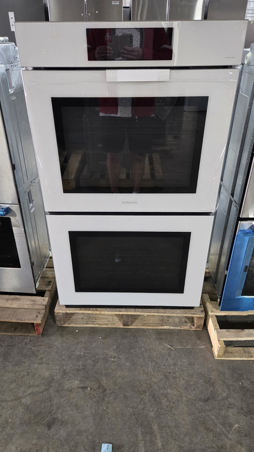 Samsung NV51CB700D12/AA BESPOKE 30" Convection Double Wall Oven White Glass New!