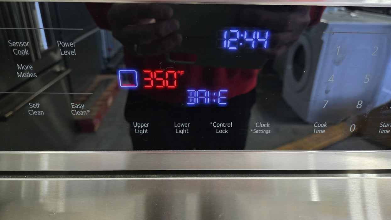 LG WCEP6423F  30" Smart Built-In Microwave Combo Wall Oven W/Air Fry/no Preheat!