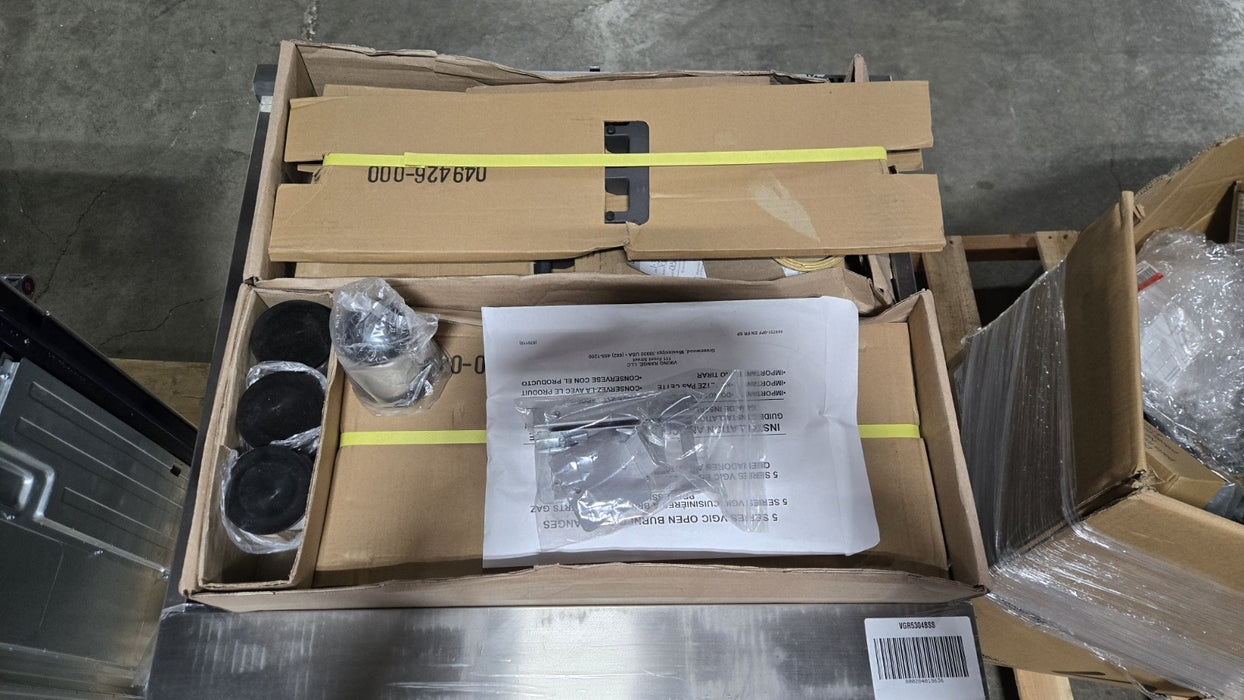 Viking VGR5304BSS 30" 4 Burners ProFlow SS Professional 5 Series Gas Range New! 