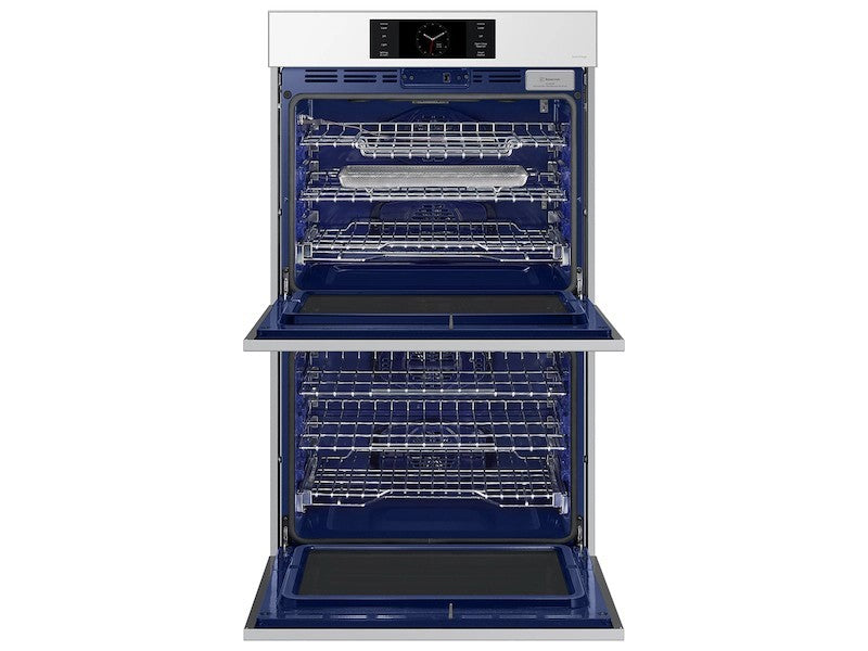 Samsung NV51CB700D12/AA BESPOKE 30" Convection Double Wall Oven White Glass New!