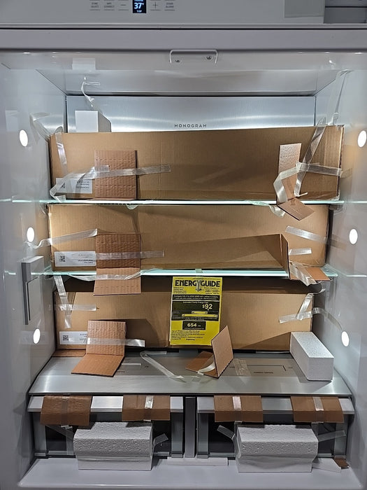 Monogram ZIC363IPVBRH 36" Panel Ready Integrated Bottom Freezer Refrigerator  