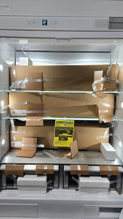 Monogram ZIC363IPVBRH 36" Panel Ready Integrated Bottom Freezer Refrigerator  