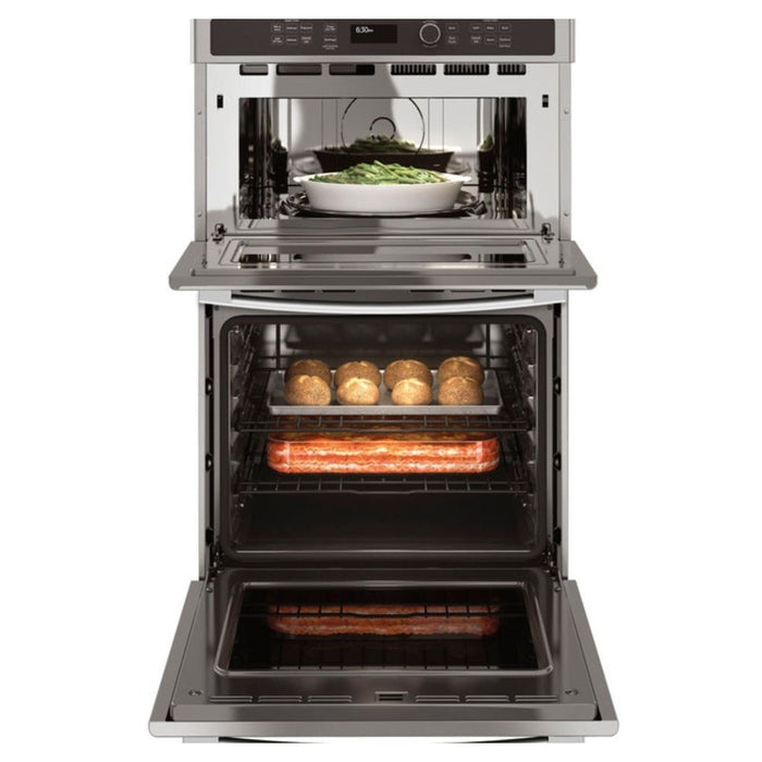 GE JK3800SHSS 27" Electric Microwave Combo Wall Oven - Stainless Steel NEW!