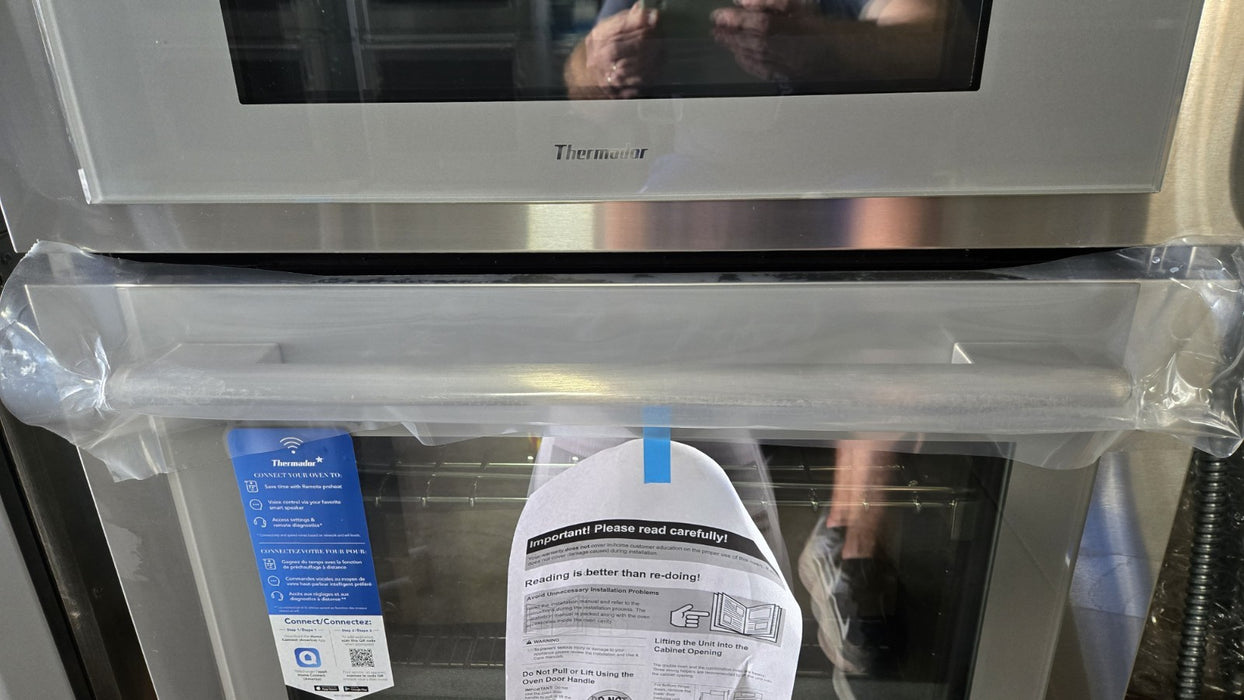 Thermador MEDS302BS 30" Masterpiece Series Double Steam Smart Electric Wall Oven