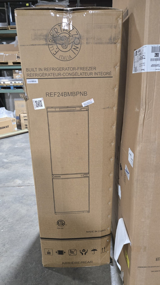 Bertazzoni REF24BMBPNB 24 Inch Panel Ready Built-In Bottom Mount Refrigerator