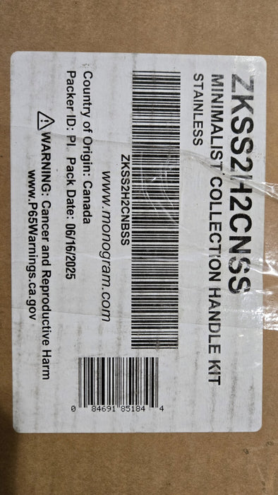 Monogram 42" Built-in Side by Side Refrigerator and Handle Kit - ZISS420NNSS