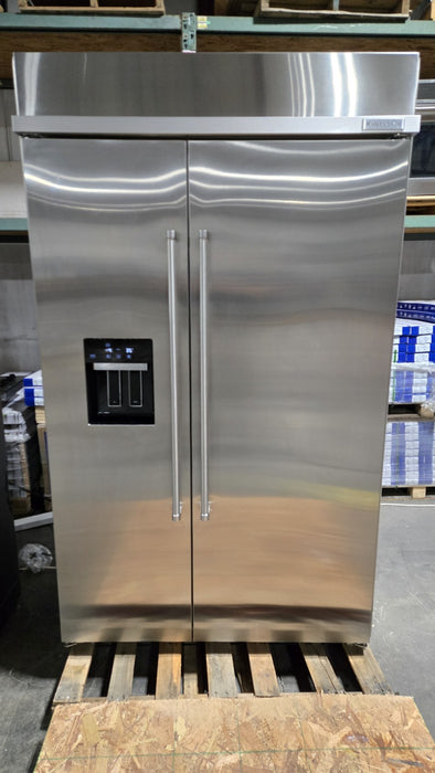KitchenAid KBSD708MSS 48" Stainless Built-In Side/Side Refrigerator