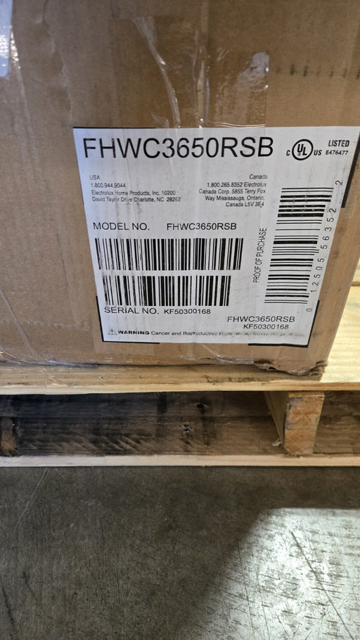 Frigidaire Professional Fhwc 3650RS 36" under Cabinet Hood in Stainless Steel