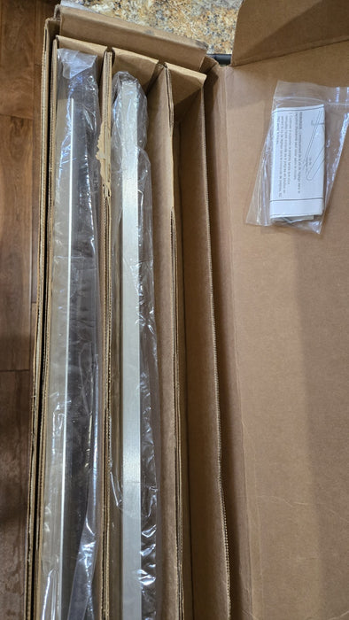 Monogram 42" Built-in Side by Side Refrigerator and Handle Kit - ZISS420NNSS