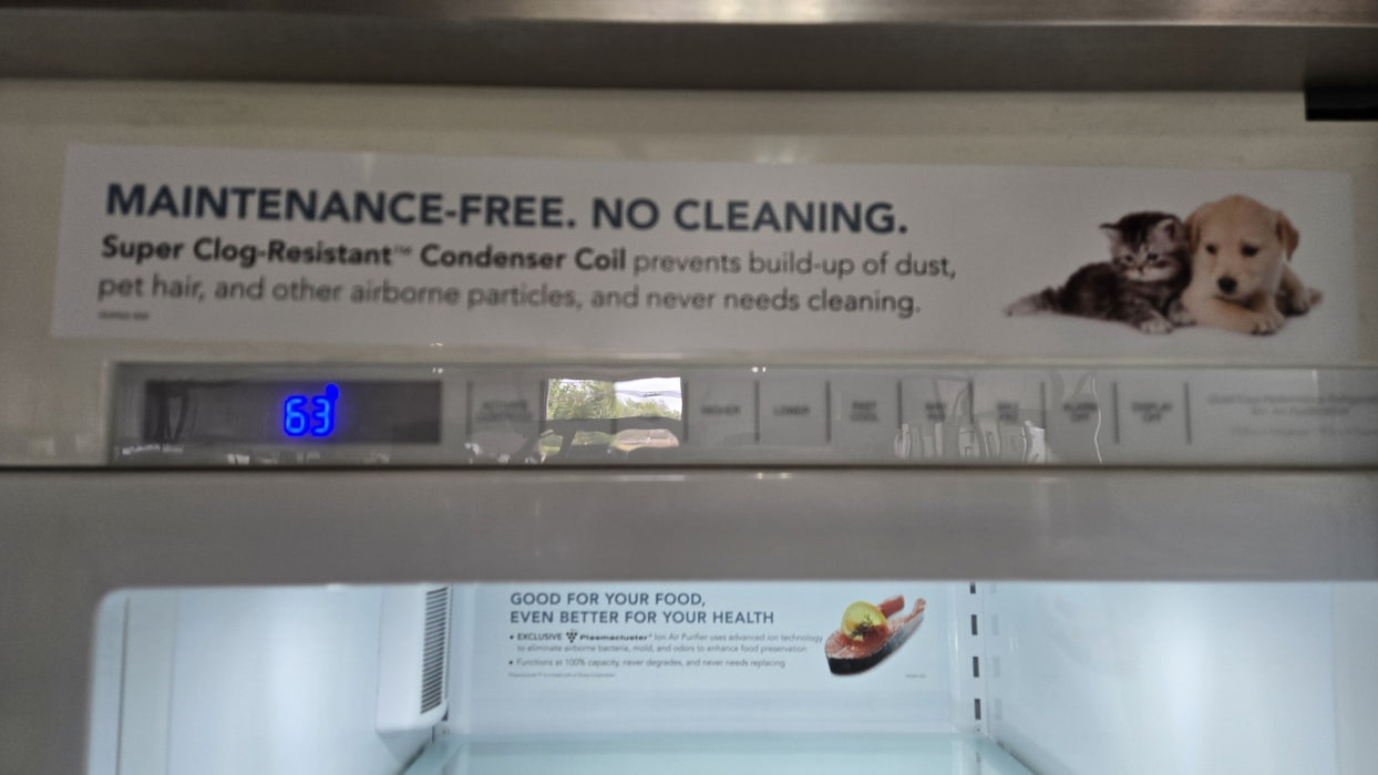 Viking VCSB5423SS Quiet Cool 25.3 Cu. Ft. Side-by-Side Built-In Refrigerator -