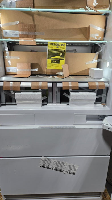 Monogram ZIC363IPVBRH 36" Panel Ready Integrated Bottom Freezer Refrigerator  