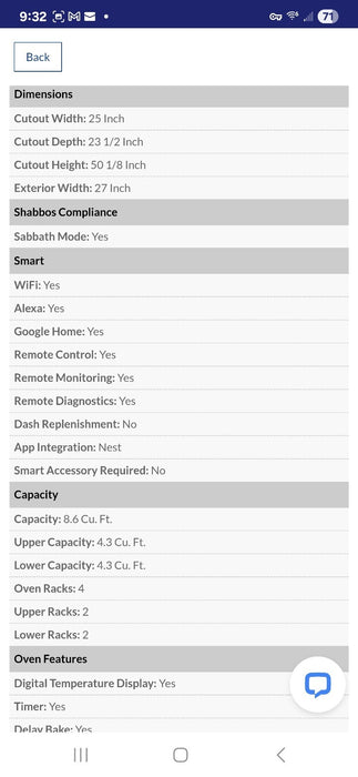 GE JKD3000SN3SS 27 Inch, Electric  Built-In Double Wall Oven