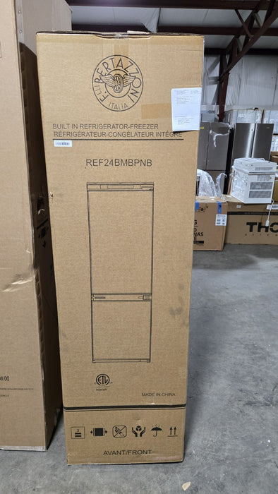 Bertazzoni REF24BMBPNB 24 Inch Panel Ready Built-In Bottom Mount Refrigerator