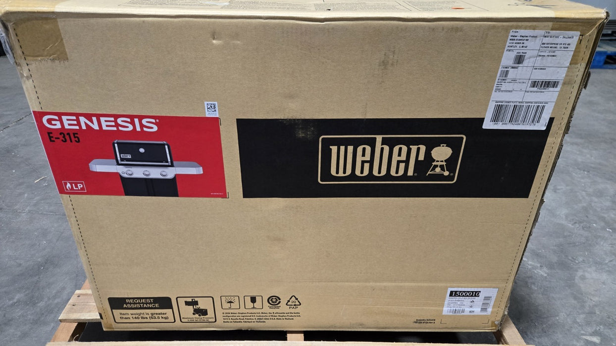 Weber Genesis E-315 Propane Grill- Brand New And Boxed 1500010