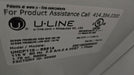 U-Line UHCP115-SS81A 15" 25-Lb Freestanding Icemaker Clear Ice - Stainless Steel