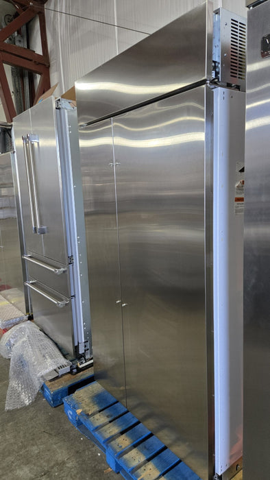 Monogram 42" Built-in Side by Side Refrigerator and Handle Kit - ZISS420NNSS