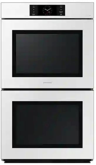 Samsung NV51CB700D12/AA BESPOKE 30" Convection Double Wall Oven White Glass New!
