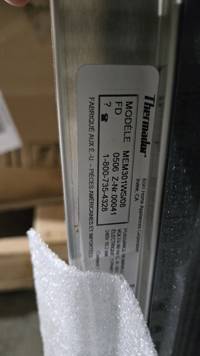 Thermador MEM301WS Masterpiece 30" Combination Electric Oven with Microwave NEW!