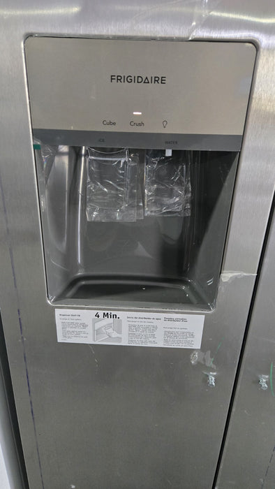 Frigidaire FRSS26L3AF 25.6-cu ft Side-by-Side Refrigerator with Ice and Water SS